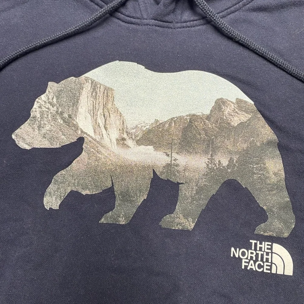 The North Face Hoodie Mens Medium Bear Yosemite Pullover Sweatshirt‎ Outdoors